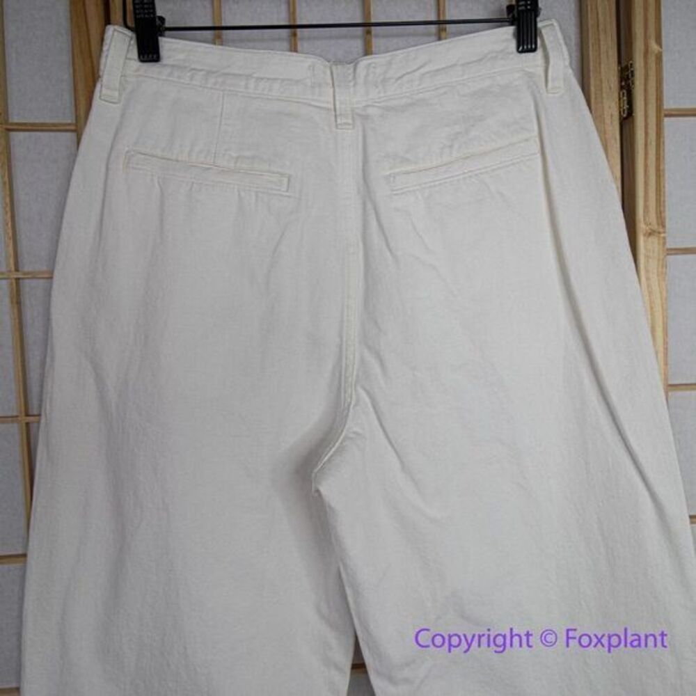 NEW Madewell The Harlow Wide-Leg Jean in Tile White, 23 - Picture 9 of 15